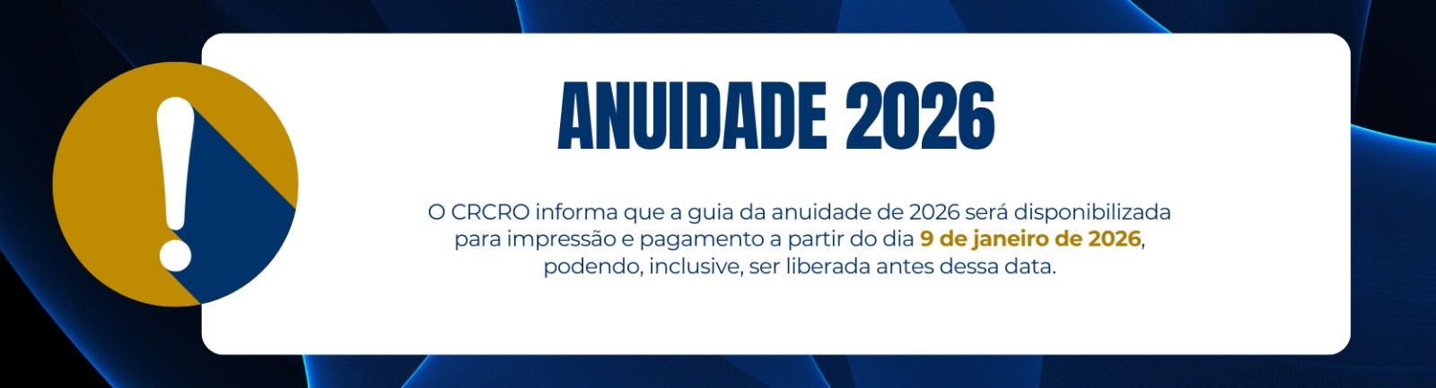 ANUIDADE 2026